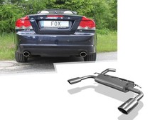 Fox Duplex Sportauspuff Volvo C70 II Typ M ab 05 je 115x80mm oval schräg