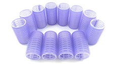 Soft Hold 30mm Self Grip Rollers - 12PCS for Effortless Curls at Home or Salon