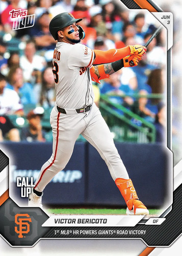 2026 Topps Now 284 Victor Bericoto