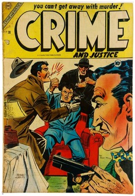 Crime and Justice #20 1954 Capital Comics VG/FN Comic Book Precode