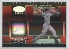2004 Leaf Certified Cuts Marble Red 95/100 Rocco Baldelli #185 0o9