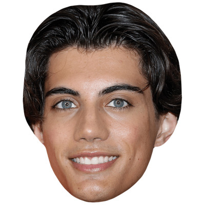 Nic Kaufmann (Smile) Celebrity Mask, Flat Card Face, Fancy Dress Mask