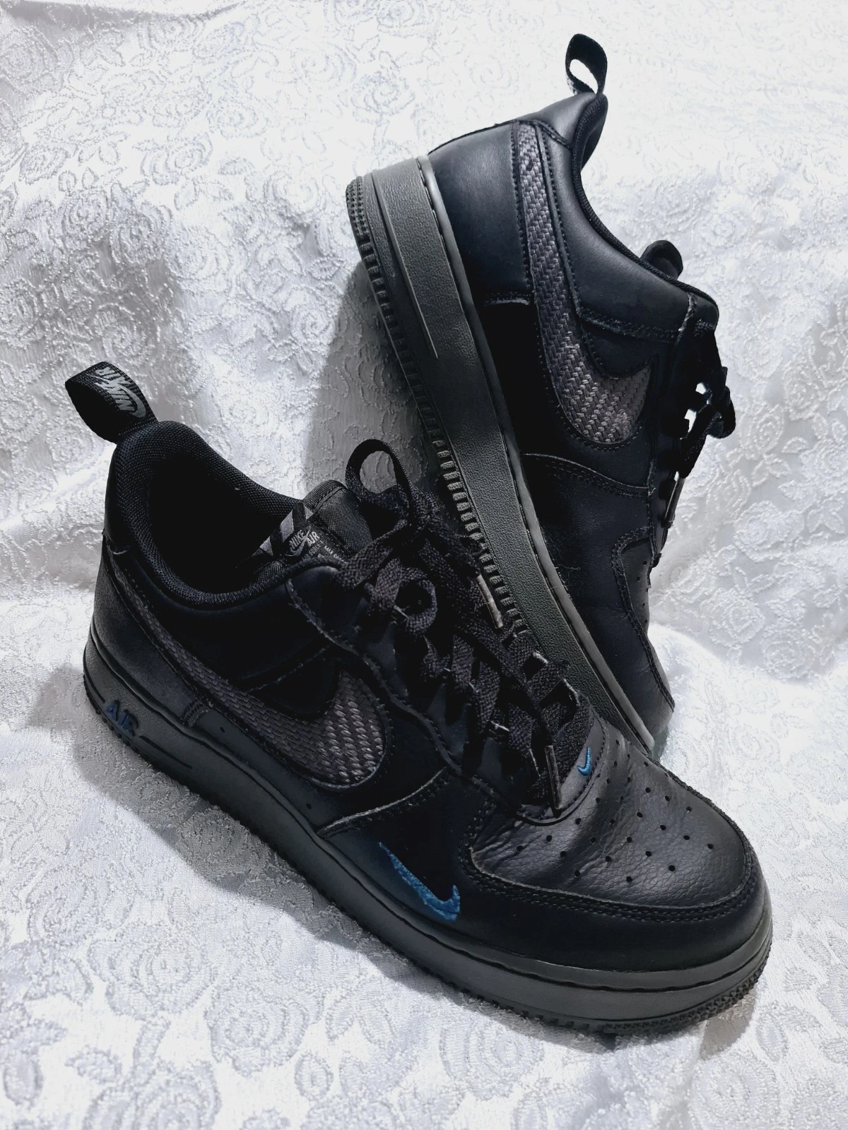 Nike Air Force 1 Low Nero Grigio Uomo