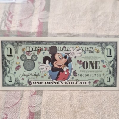 Disney $1 Mickey Mouse 2000 Dollar Walt Disney World Disney Franchise
