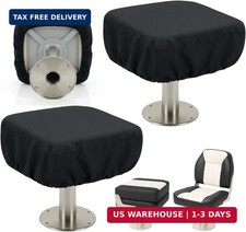 2-Pack Waterproof Boat Seat Covers for Folding Seats &ndash; Premium Pontoon Boat Seat