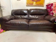 Sofology Luxury Brown Soft Leather Sofa Set - BIG SALE