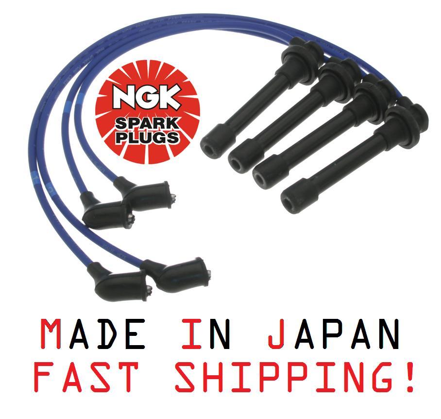 NGK Blue Spark Plug Wire Set + NGK Iridium IX Plug Set For Honda/Acura – Ignition Kit