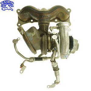 FRONT-EXHAUST-MANIFOLD-TURBO-CHARGER-TURBOCHARGER-ASSEMBLY-UNIT-BMW-E60-LCI-535i