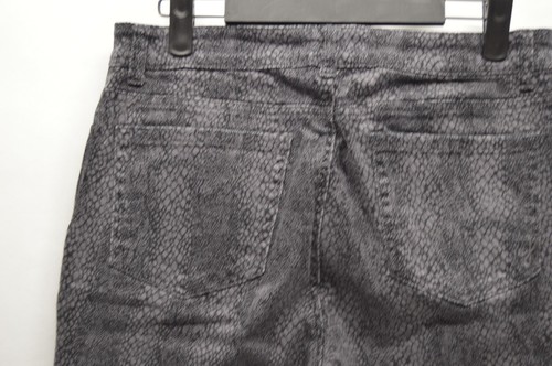 Pantaloncini dritti Jones New York Lexington donna 10 petite grigio stampa pelle di serpente - Foto 7 di 14