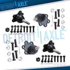 4WD Front Upper Lower Ball Joints for Chevy Astro Blazer Tahoe GMC K1500 K2500
