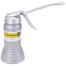 NEW GOLDENROD 600S PISTOL PUMP OILER OIL CAN 6OZ STRAIGHT SPOUT USA MADE 6201081