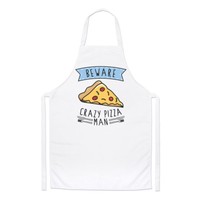 Beware VerrüCkte Pizza Mann Koch SchüRze - Lustig Essen Peperoni Kochen