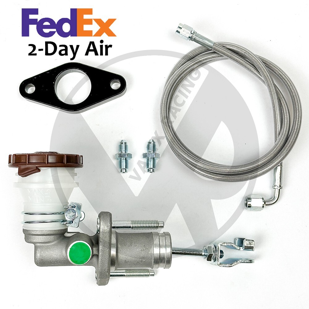 S2000 Master Cylinder & Silver Clutch Line For 97-01 Honda Prelude