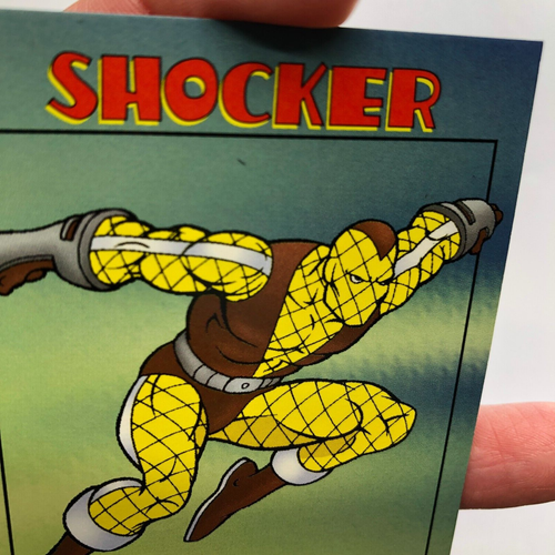 1997 SHOCKER Herman Schulz Spider-Man Marvel Fleer Skybox Trading Card # 30 - Foto 7 di 11