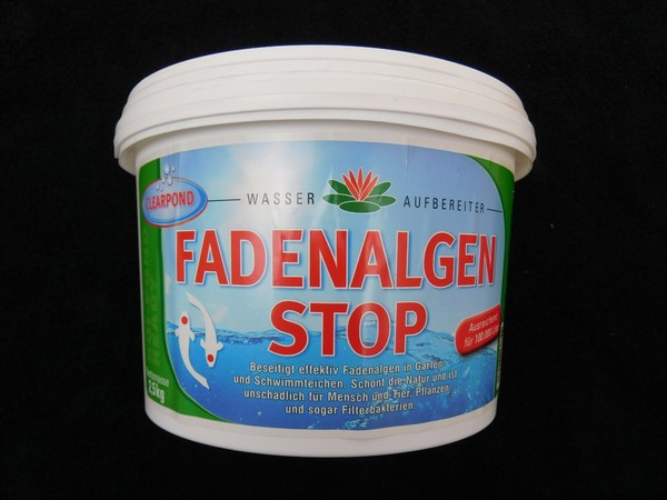 Clearpond Wasseraufbereiter Fadenalgen Stop Gartenteich Schwimmteich, 2,5Kg Neu-image
