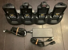 (4) Zebra Symbol Motorola MC32N0 Mobile Barcode Scanner MC3200 W/ Charger Cradle