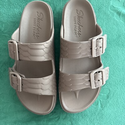 Sketchers Luxe Foam Damen-Latschen Gr36
