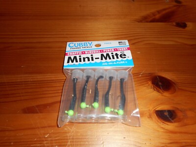 Cubby Lures Mini Mite 5 Pack - 1/32 oz - Choose Color - NEW!