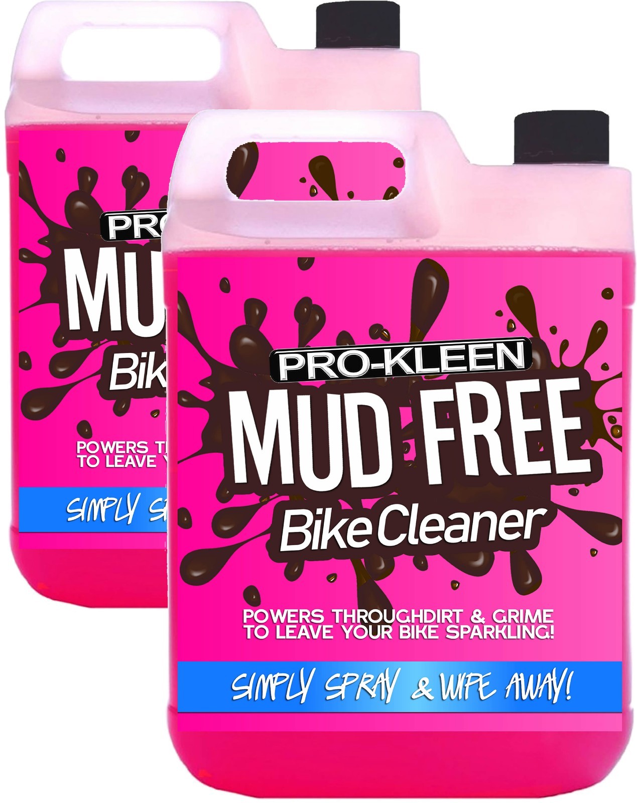 ProKleen Mud Free Bike Dirt Cleaner Motorbike Motorcycle Road Bicycle Spray 10L