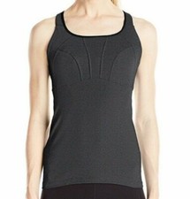 NEW prAna CHARCOAL HEATHER WILLA TANK TOP SIZE SMALL YOGA WORKOUT