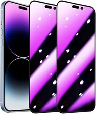 2 Pack For iPhone  14 Pro Max/14 Plus/14  Anti-Blue Light Screen Protector Glass