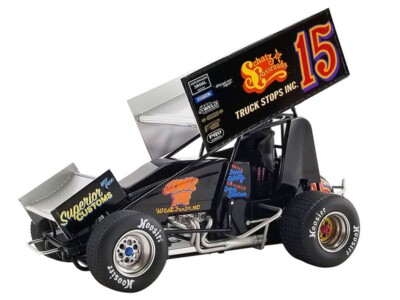 15 DONNY SCHATZ CROSSROADS TRUCK STOP 1ST ACME 410 SPRINT CAR WIN