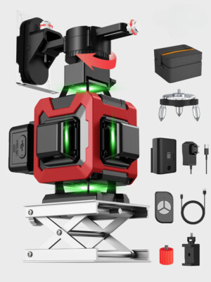 8/12/16 Lines Professional Laser Level 3D/4D Horizonta l& Vertical 360 Leveling