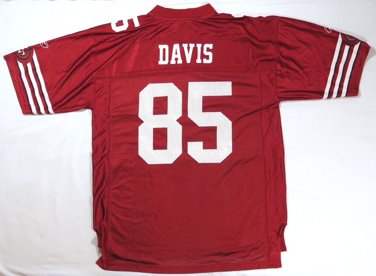 San Francisco 49ers Vintage Football Jersey Davis #85 NFL