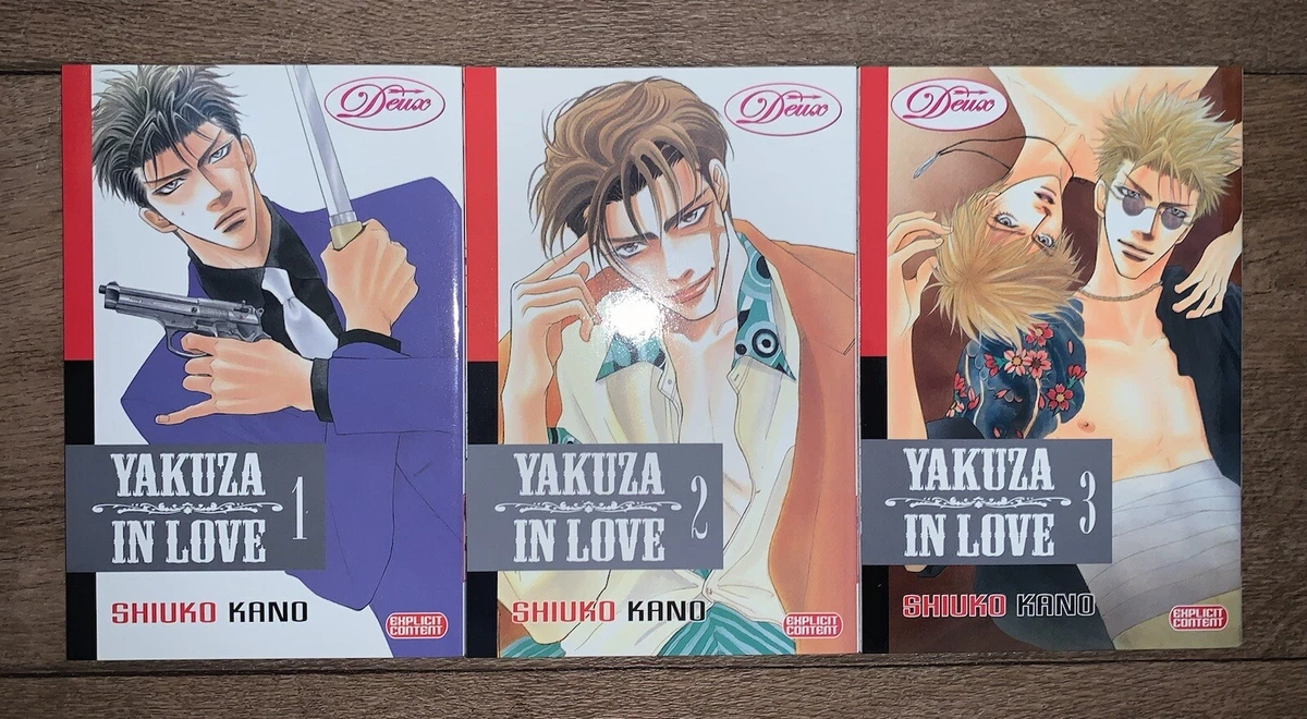 My Pet Is A Yakuza Manga Yakuza In Love Vol. 1-3 by Shiuko Kano - Manga English BL | eBay