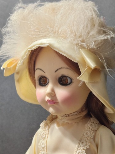 VINTAGE EFFANBEE'S PETITE FILLES SAMMLUNG 16 ZOLL DENISE PUPPE HASELNUSS SCHLAFAUGEN - Bild 5 von 20