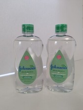 2x Johnson  s Aloe  Vitamin E Baby Oil   20 oz Each  Locks in Moisture, New Sea