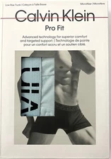Calvin Klein Microfiber Light Blue Logo Band Pro Fit Low Rise Trunk NB3031-441
