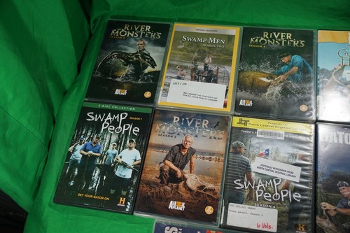 DVD Lot - River Monsters, Swamp People, Gator Boys Assorted Seasons - Foto 3 di 5