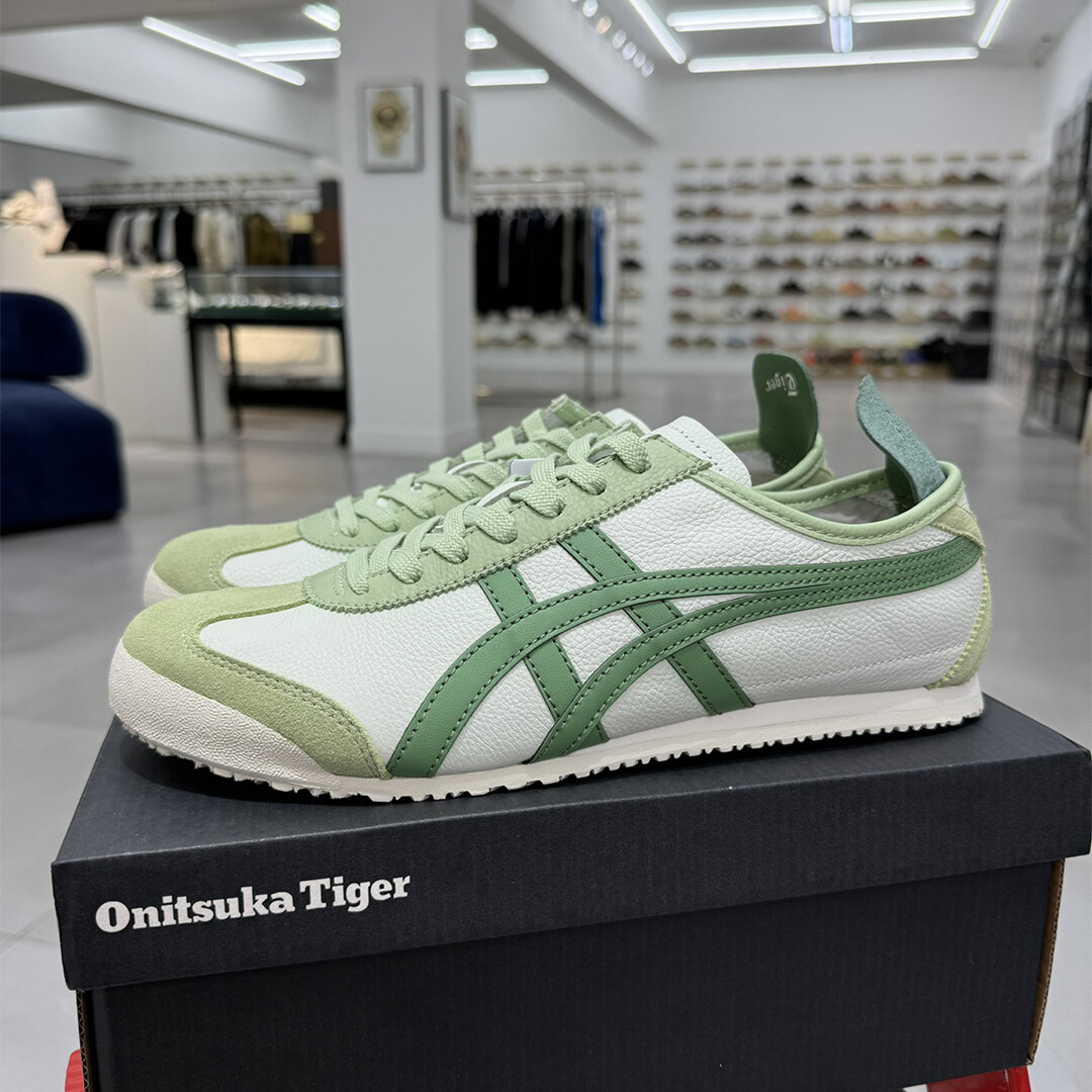Onitsuka Tiger MEXICO 66 AIRY GREEN Shoes New With Box 1183A201