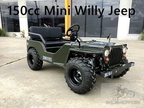 150cc Mini Willy Kart Jeep Buggy 2WD Semi Auto Golf Cart Twin Seat Kids Adults - Picture 1 of 12