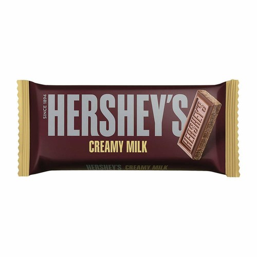 Barre à chocolat au lait crémeux Hershey's, 40 g (paquet de 8) (Livraison gratuite dans le monde) - Photo 1/4