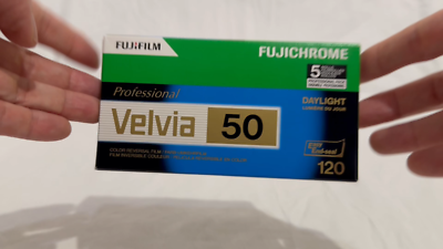 Fujifilm Reversal Film Fujichrome Velvia 50 ISO Color 120 Film 5
