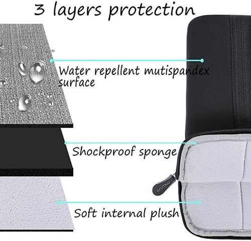 Laptop Sleeve for 2020 2018 MacBook Air 13 A1932 A2179 Pro A2159 A1989 A1706 - Picture 4 of 19