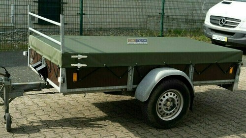Anhänger-Flachplane Für Saris Woody 2,61 X 1,39 X 0,20 M – PVC 680 G/m², Hochglanz, Inkl. Montageset, 5 Jahre Ersatzanspruch