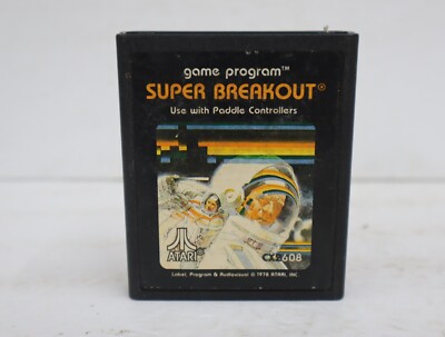 Vintage 1978 Super Breakout Atari 2600 Cart Only