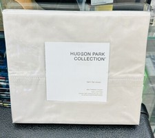 NEW Hudson Park 600 THREAD COUNT 100 Cotton FULL FLAT Sheet SILVER 120
