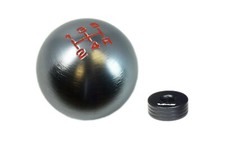 Gunmetal Round Ball Shift Knob 5 Speed Manual For Nissan Altima Maxima 10x1.25