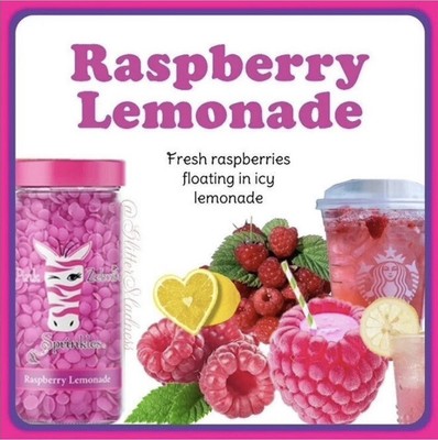 Pink Zebra RASPBERRY LEMONADE sprinkles 2oz Bag (bundle)