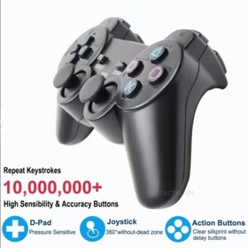 2X For Sony PlayStation PS2 Wireless Controller 2.4GHz Dual Vibration Gamepad