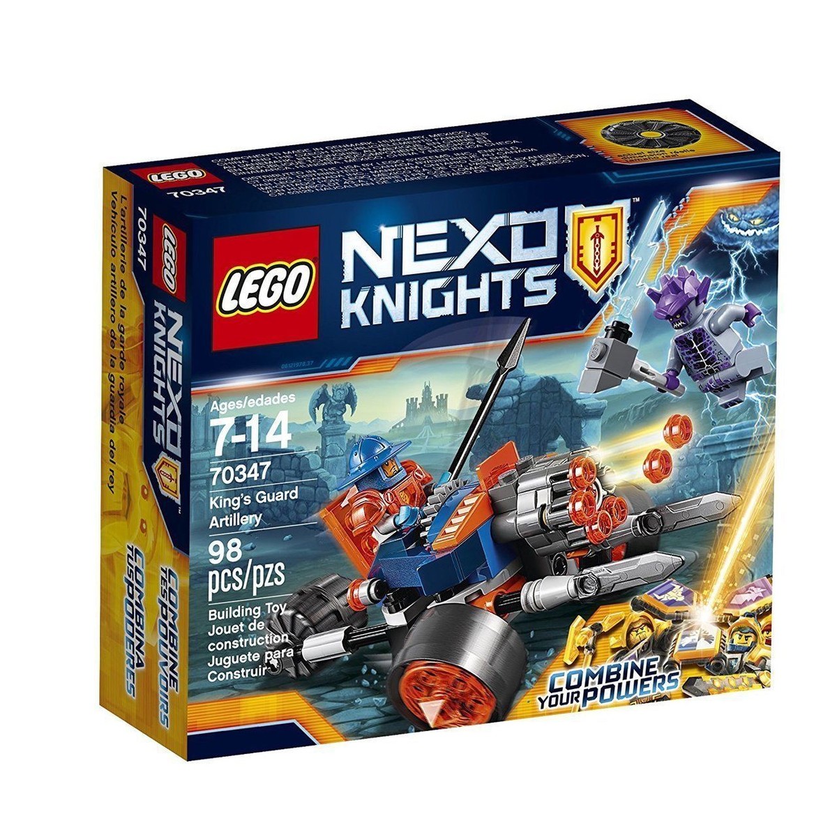 70347 KING'S GUARD ARTILLERY lego castle NEW legos set NEXO