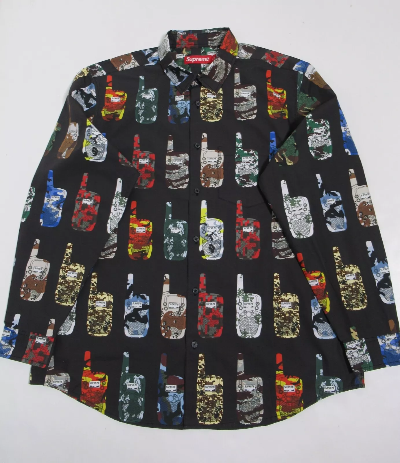 T shirt talkie walkie homme Supreme noir taille L automne hiver 2023