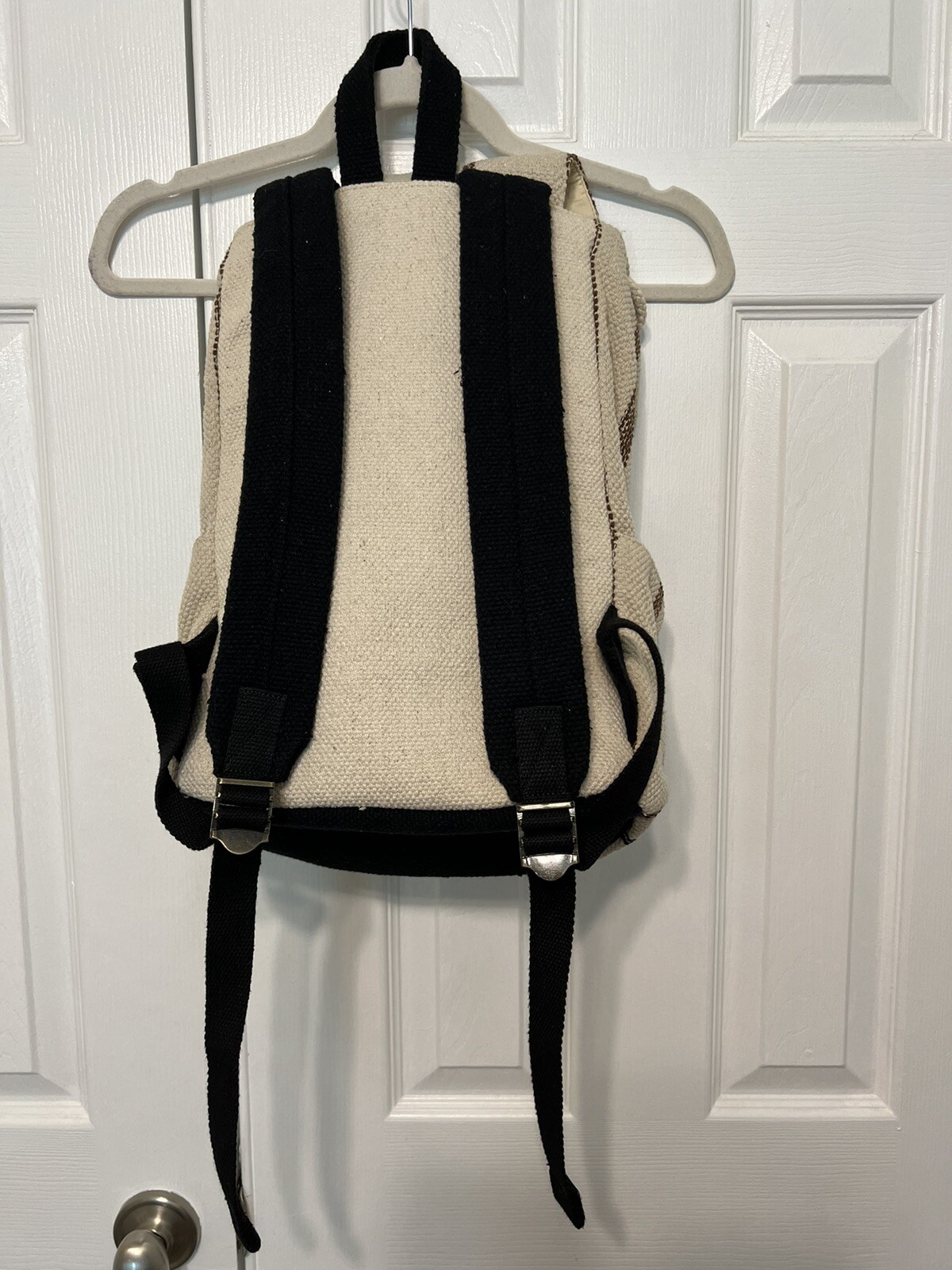 Universal Thread Canvas Boho Backpack Book Bag Iv… - image 2
