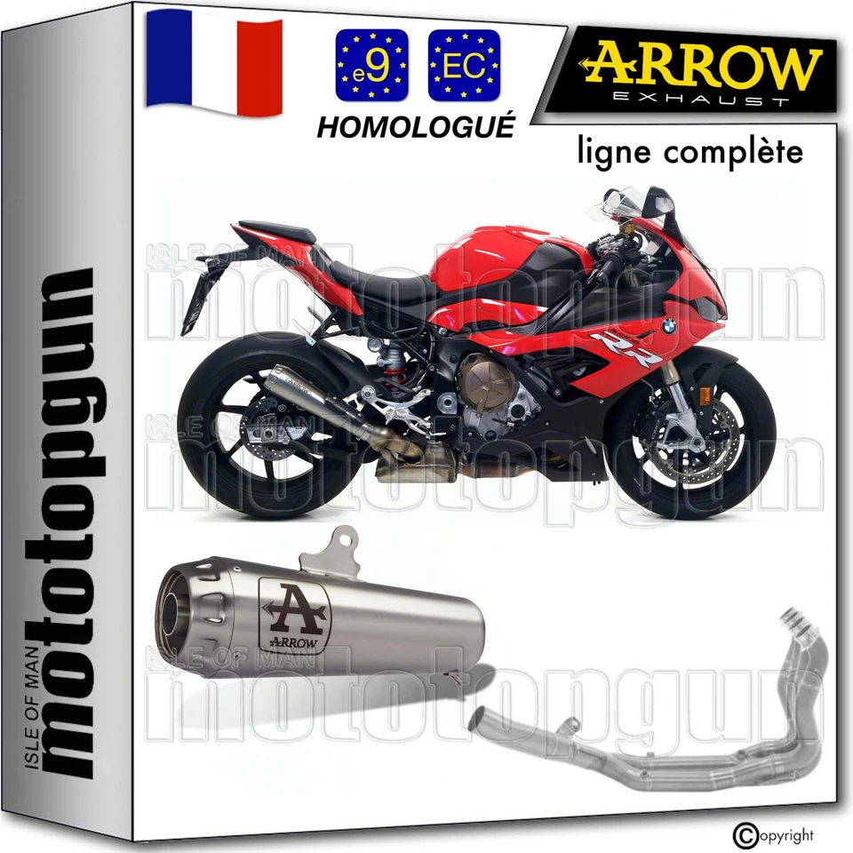 Arrow Pro Race Échappement Titane Homologué BMW S1000rr 2019
