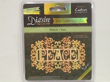 Crafters Companion Die'sire PEACE Die Christmas Winter NEW