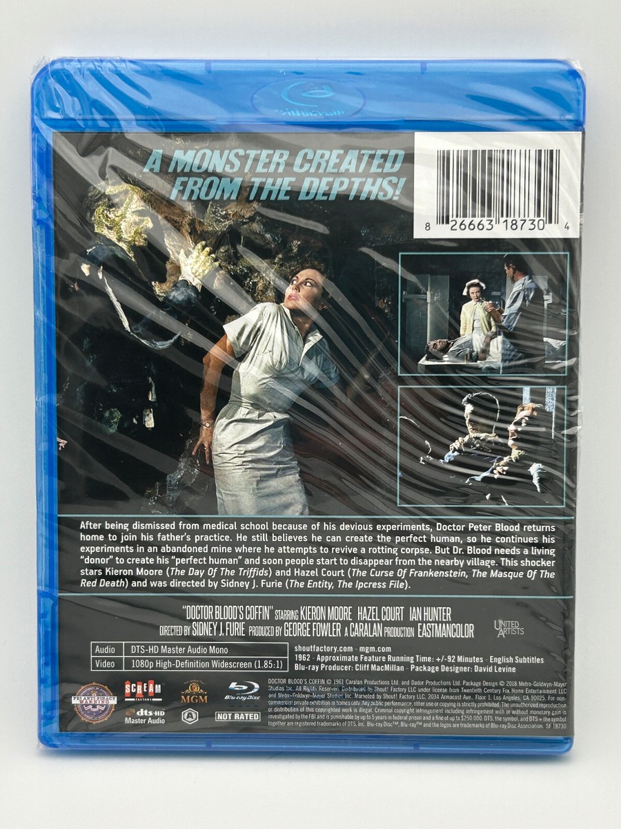 (未使用･未開封品)Cranford [Blu-ray] Doctor Blood's Coffin (1961) Blu-ray Scream Factory British